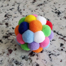 Load image into Gallery viewer, Colorful Catnip Ball with Built-in Rattle - Gifts for Cat Lovers - Cat Lover Gift
