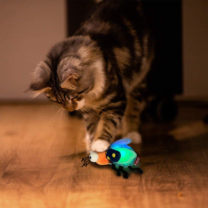 Firefly Catnip Toy - Best Glowing Light Toy for Cats - Cat Lover Gift